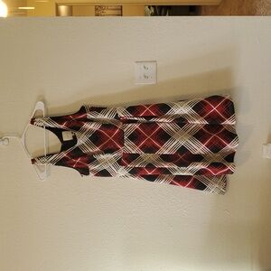 Modcloth Plaid A-Line Fit & Flare Dress